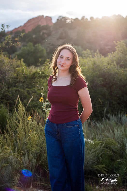 Senior portrait by Deus Volt Photography